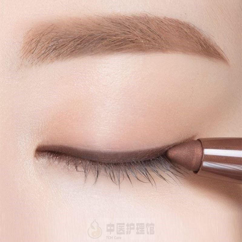 李佳琪推荐自然眼线胶笔带削笔刀持久防水不晕染卧蚕眼影两用眼影