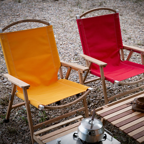 kermit便携式加高靠背野营武士椅