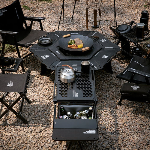 室内围炉煮茶烤火桌露营电磁炉烤