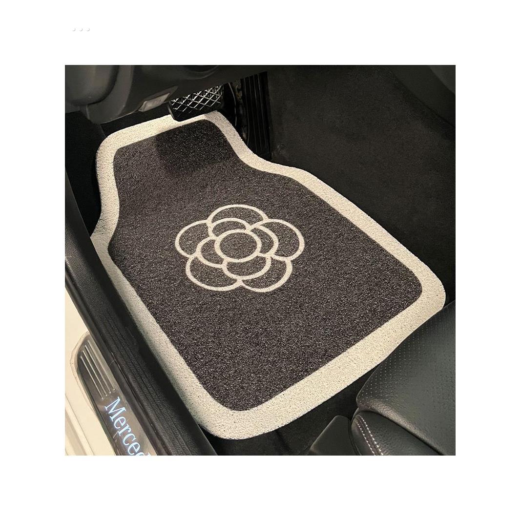 采购产品汽车女脚垫，防脏脚垫，主要驱动模型，通用钢丝圈，茶花