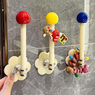 化妆室发圈收纳壁挂发圈发圈皮筋发箍发箍挂钩发饰抓夹发夹挂墙架