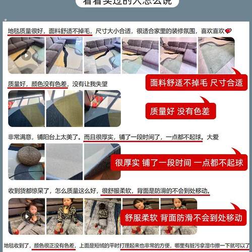 地毯客厅2024新款免洗可擦沙发地垫卧室高级感家用轻奢防水茶几毯