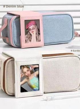 2024新款SINGBA小卡笔袋小众设计感大容量女小初高学生ins高颜值