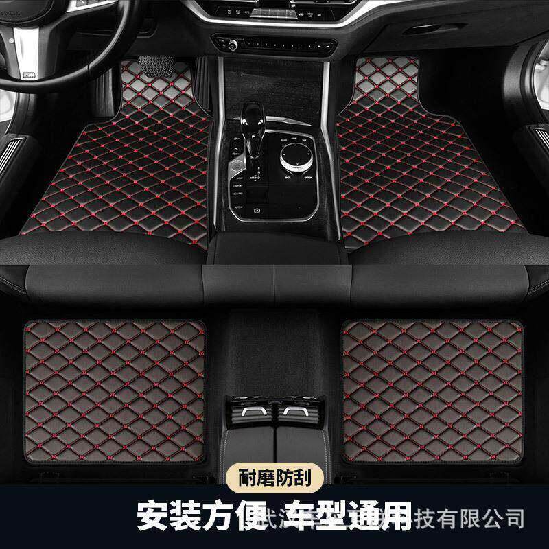 通用汽车脚垫跨境外贸右舵车型通用脚垫绗绣皮革脚垫车品厂家