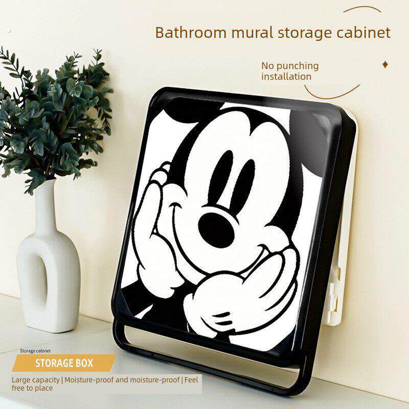 浴室壁画收纳箱卫生间放衣服神器防水免打孔壁挂折叠置物架收纳柜