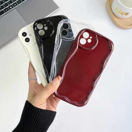 适用iphone17奶油纹手机壳苹果14透明硅胶软防摔软素材16promax14
