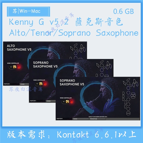 Музыкальный рабочий центр Kenny G v5.2 Saxo Scholes/Tenor/Soprano