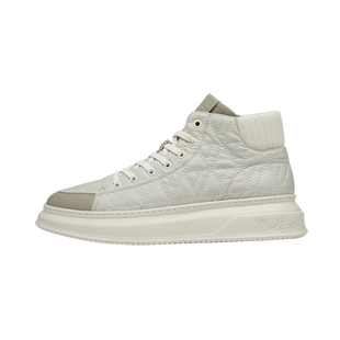 休闲高帮板鞋 男新款 BROWN秋冬vb保暖鞋 男鞋 官方正品 男士 VICKI