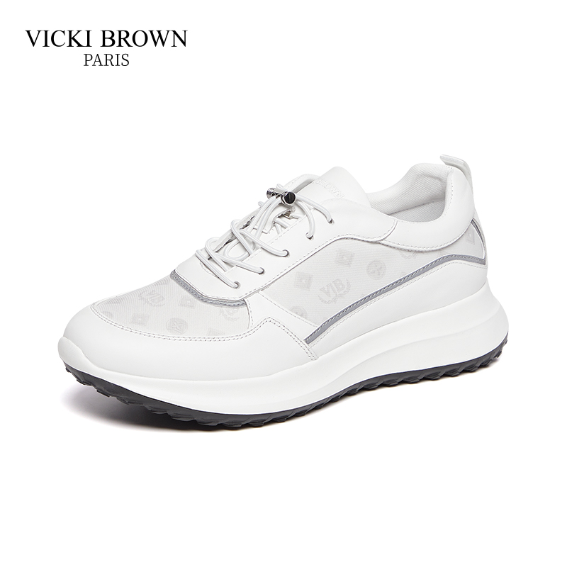 VICKI BROWN新款男鞋休闲板鞋潮鞋男士男款增高百搭小白鞋老爹鞋