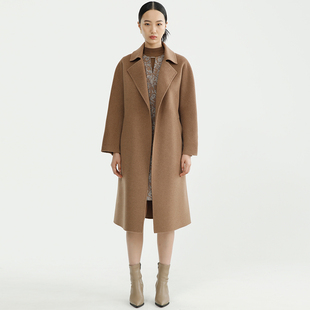 DYBULAFUN/戴布拉芬新款冬季羊绒大衣中长款气质优雅时尚显瘦外套