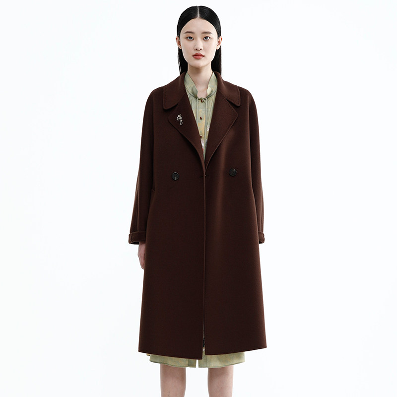 戴布拉芬大衣新款冬季茧形大衣宽松双面羊毛中长款纯羊毛毛呢外套,女装/女士精品,毛呢外套,淘宝优惠券,粉丝福利购,淘宝优惠卷