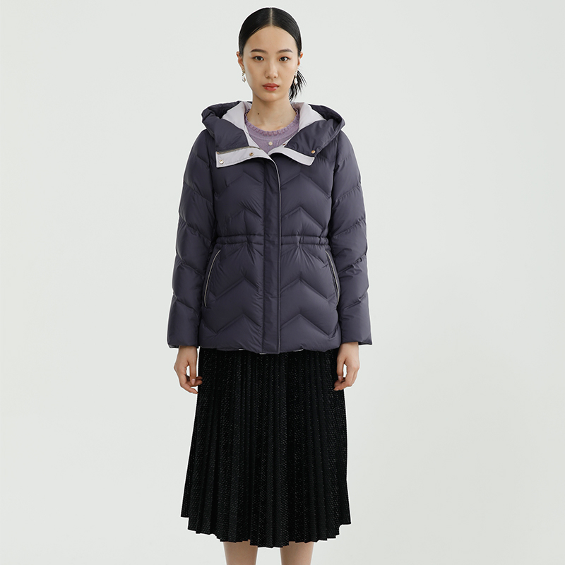 戴布拉芬新款冬季羽绒服短款女款流行爆款高端洋气小个子连帽外套