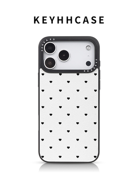 适用苹果17promax新款iPhone16手机壳华为p80荣耀400刀锋小羊皮小米17pro黑色爱心opporeno15vivox300三星S25