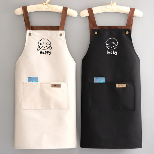 围裙浩瑾帆布防污耐脏简约