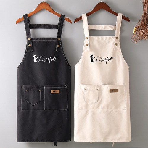 浩瑾帆布时尚韩版防污透气围裙