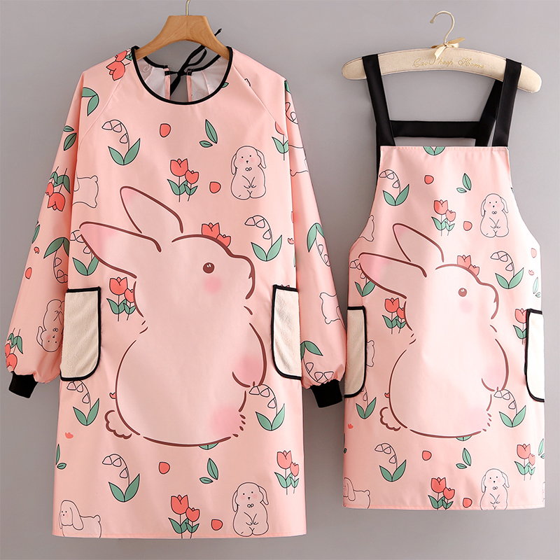 浩瑾防水小清新防油围裙