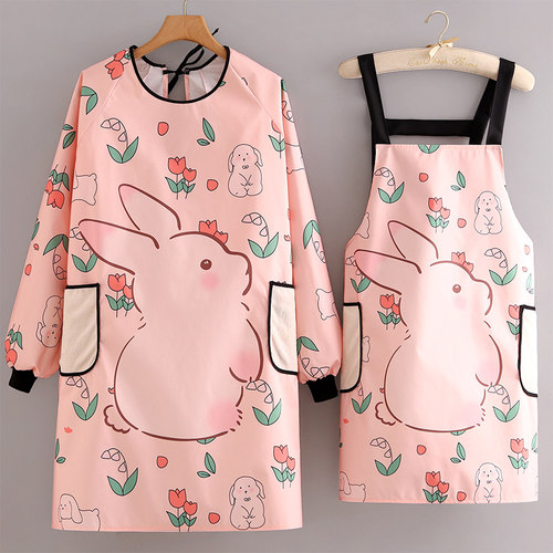 浩瑾防水小清新防油围裙