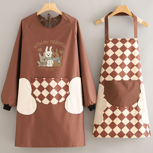 可爱家用防水防油罩衣