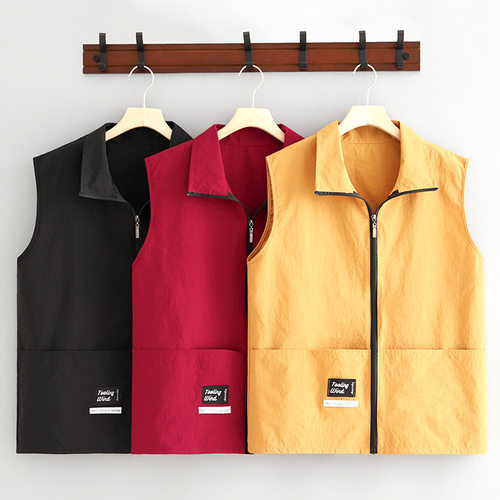 简约防泼水马甲厨房做饭防污围裙