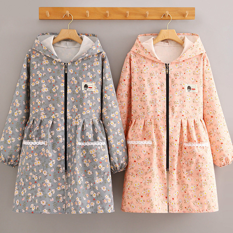 新款韩版长袖围裙透气家用厨房做饭防污罩衣女韩版耐磨工作服大人,家庭/个人清洁工具,围裙,淘宝优惠券,粉丝福利购,淘宝优惠卷