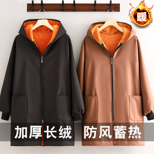 冬季加绒长袖围裙厨房其他简约是