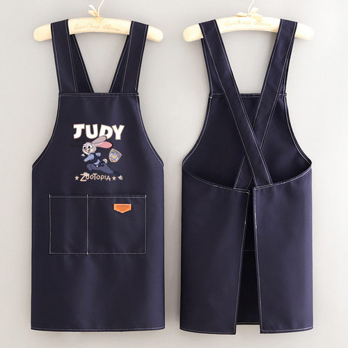 帆布围裙防污耐磨家用厨房