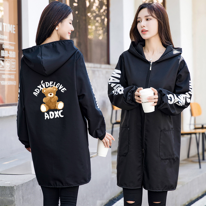 秋冬女士加绒长袖大人男上班罩衣