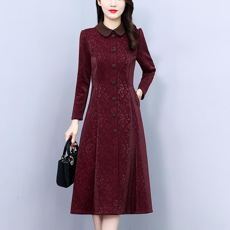 ROUMIKL高端女装大气上档次洋装秋冬高级感广州十三行妈妈气场强