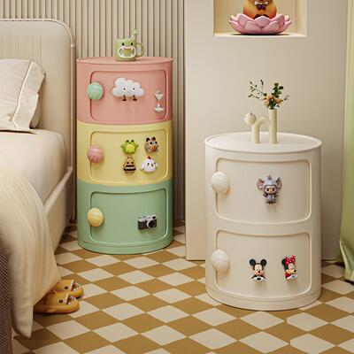 严选奶油风床头柜小户型ins风