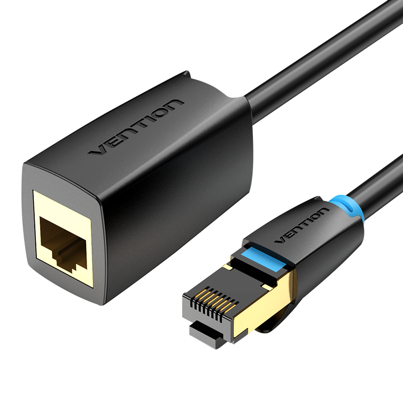 威迅CAT8八类网线延长线网络延长器六类千兆 公对母 rj45接头加长