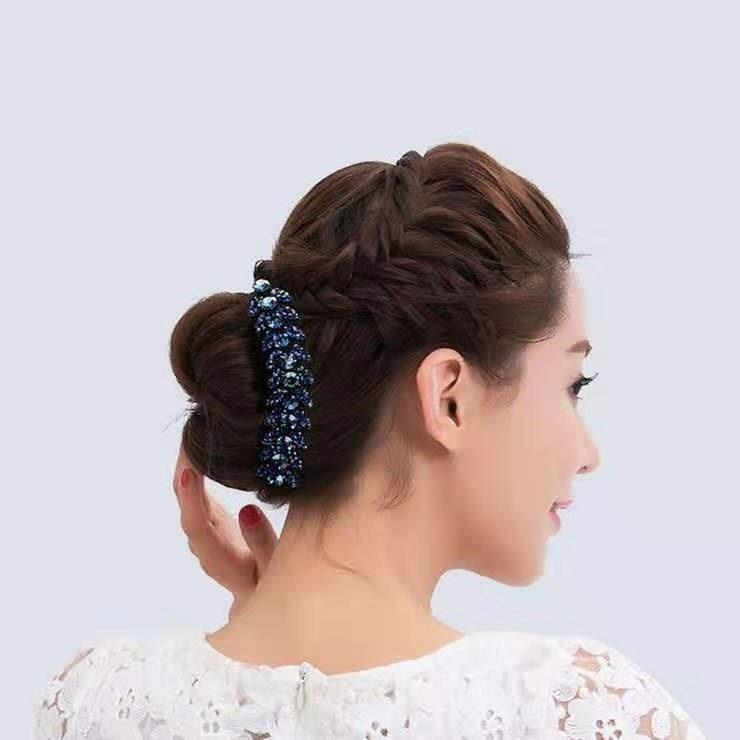 发夹后脑勺优雅百搭盘发妈妈中年人侧面发卡头夹妈妈
