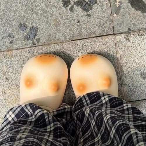 猫爪拖鞋可爱猫咪棉鞋包跟外穿厚绒保暖防水卡通成人儿童棉鞋