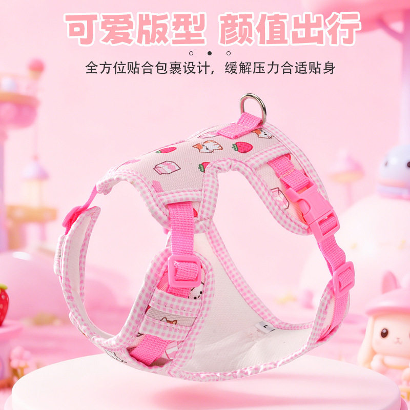 狗狗牵引绳泰迪比熊胸背