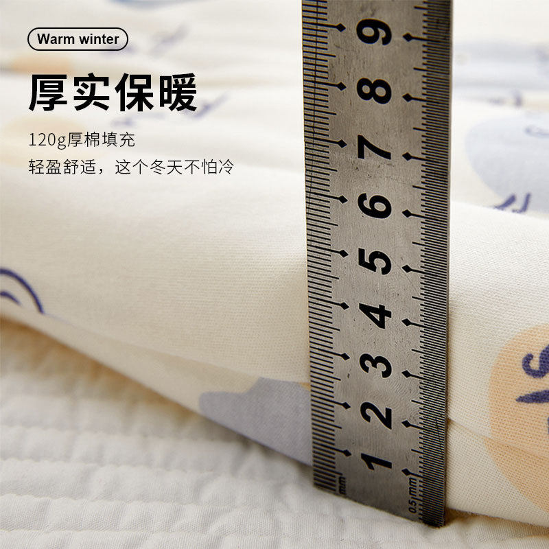 加厚冬季120g棉婴儿连体