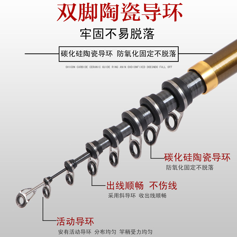 厂家鱼竿抛竿碳素矶钓竿3