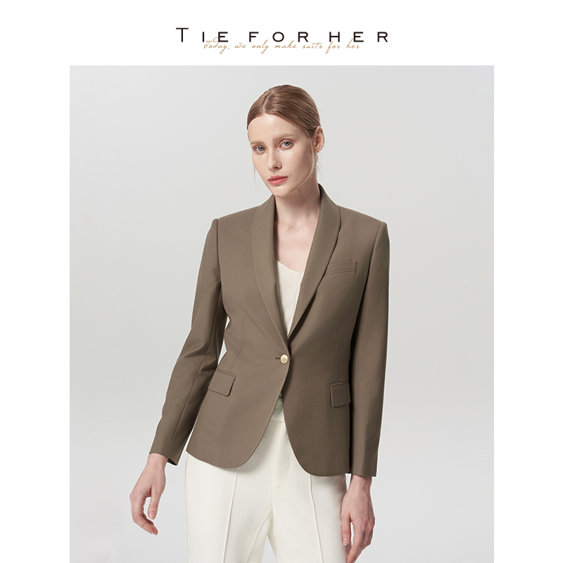 简约女士职场装通勤西装外套
