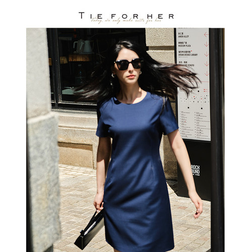 永恒通勤连衣裙TieForHer