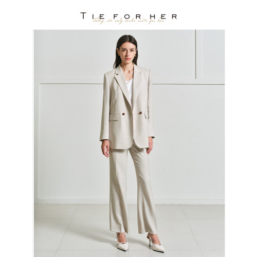 TieForHer Kew 春夏松弛感通勤百搭阔形西装外套女