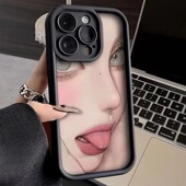 态度女生苹果17手机壳12pro高级16E11简约xs13金刚砂14plus时尚