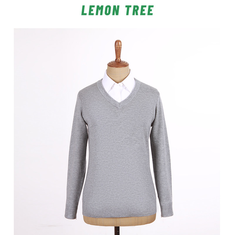 Lemon Tree 玉米纤维聚乳酸男女【羊毛衫】v领半高领套头长袖