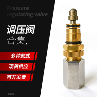 高压洗车机配件1812/14/360型清洗机泵头配件调压阀压力阀球头配