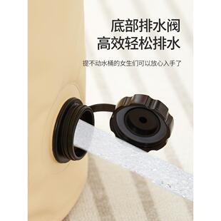 家用养生保温泡脚桶加高加深过小腿过膝可折叠便携高深洗脚足浴盆