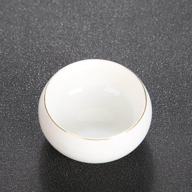 陶瓷品茗杯羊脂玉功夫茶具茶壶盖碗大茶杯茶盏公道杯白瓷主人单杯,餐饮具,茶杯,淘宝优惠券,粉丝福利购,淘宝优惠卷