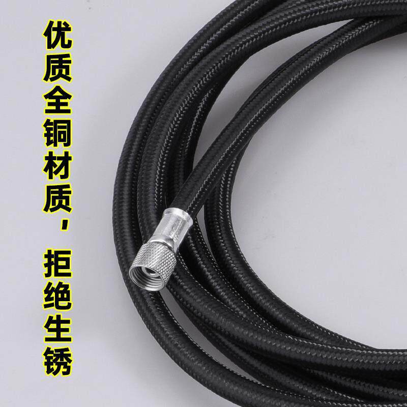 1.8/3米气泵喷笔连接气管1/81/4配件喷笔编织气管空压机转换软管图片