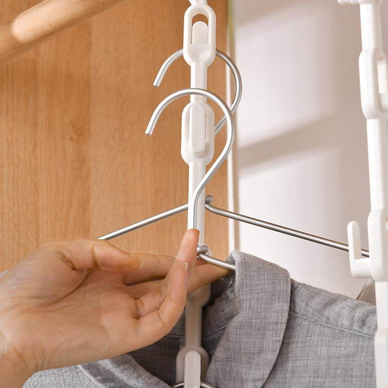 5个装 衣架连接挂钩衣柜省空间多功能家用多层收纳卧室晾衣服整理,收纳整理,挂钩/粘钩,淘宝优惠券,粉丝福利购,淘宝优惠卷