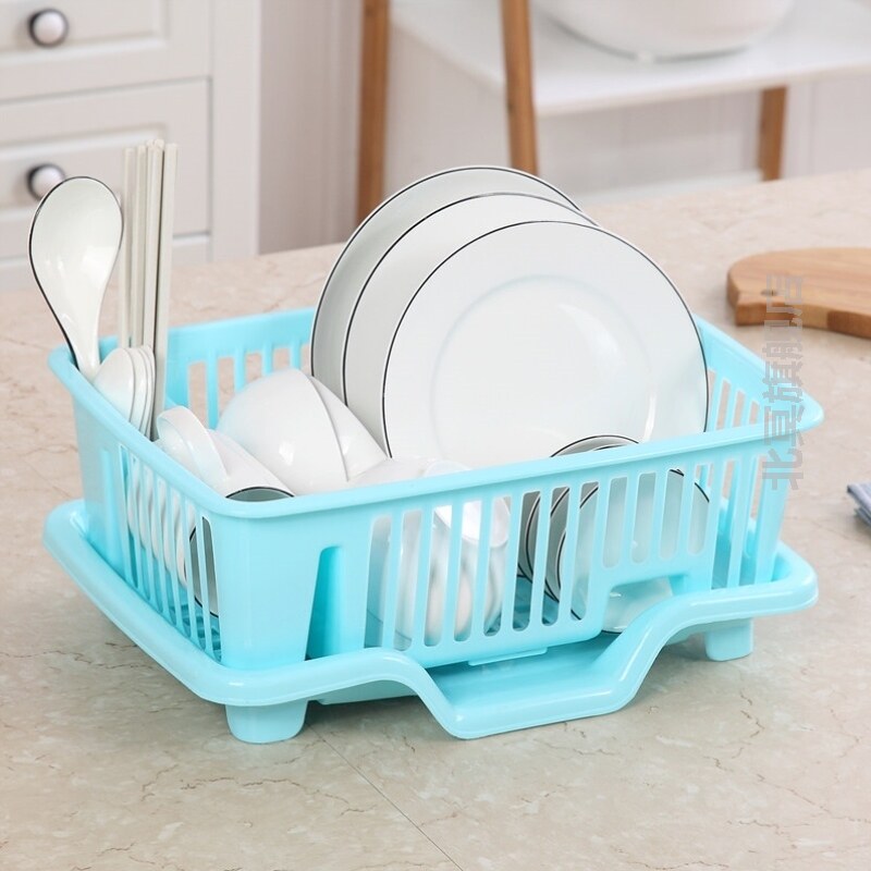 厨房加厚双层塑料保洁篮洗菜筐水果蔬菜盆厨房沥水果蔬筛滴水筛子