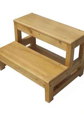 木活楼梯木登子梯凳家实2步梯用梯子爬梯高梯小梯36601子动木梯