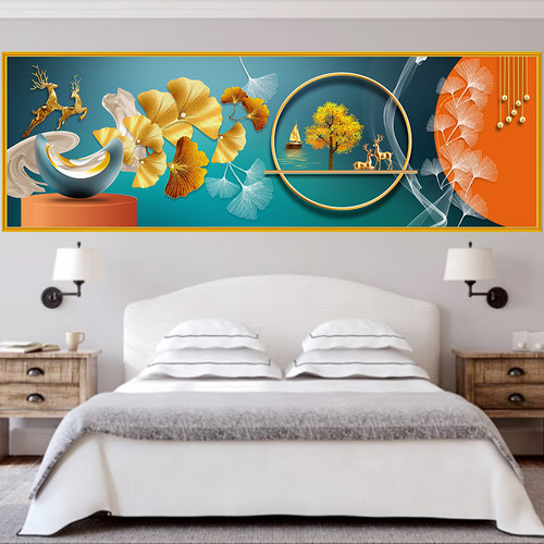 亿贴床头客厅自粘装饰画