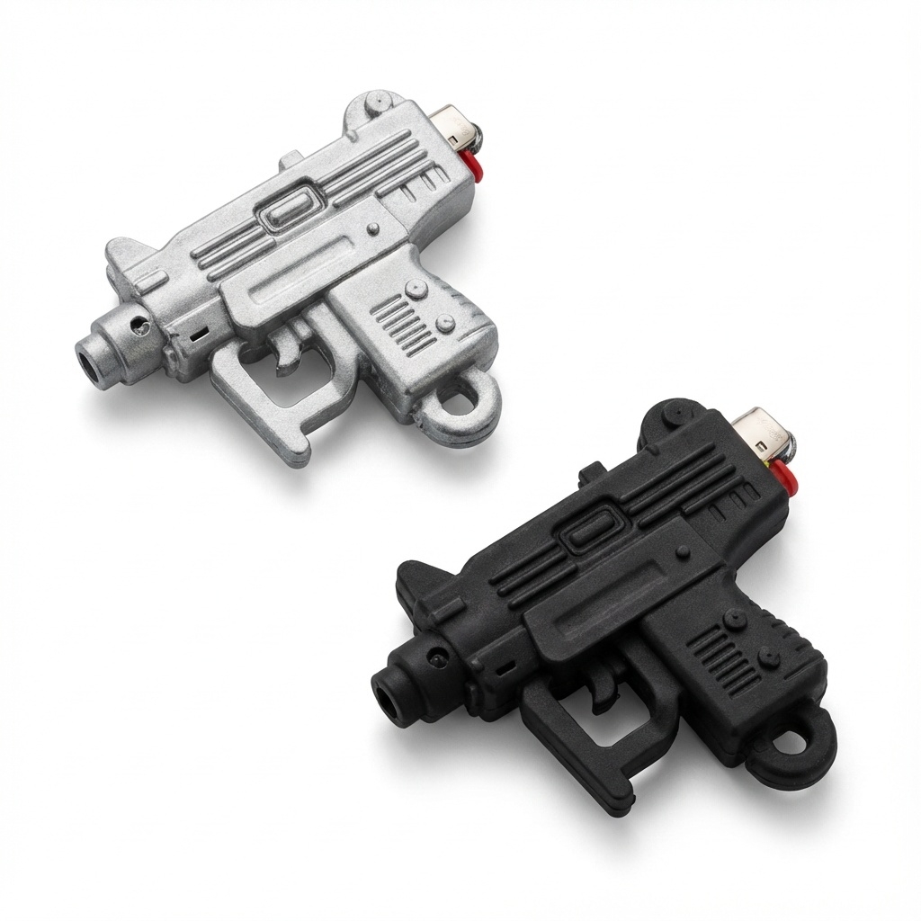 原创设计法国BICj5打火机外壳送男友高颜值武器模型手枪打火机壳