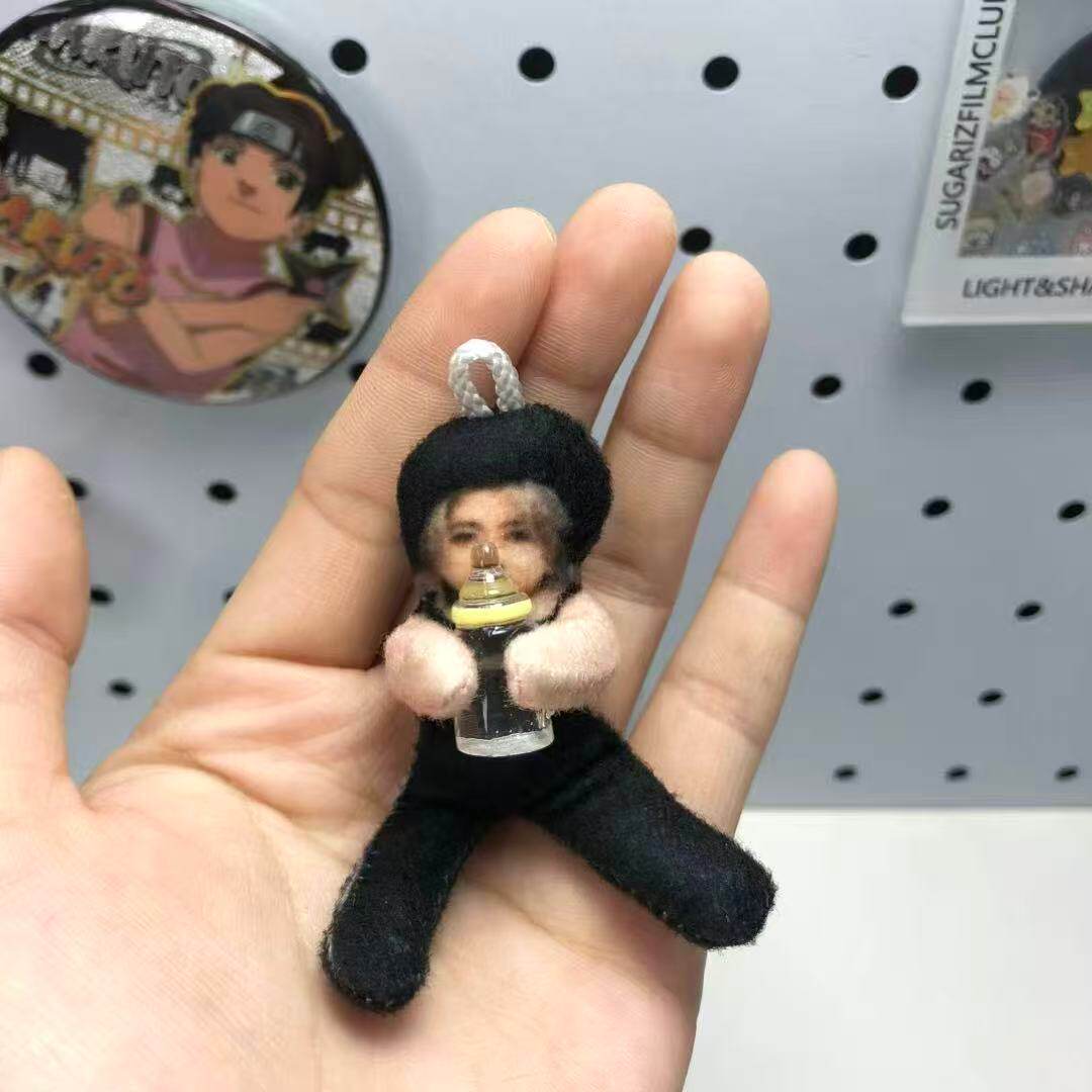蔡徐坤抽象mini乳鼠干玩偶包棉花娃娃